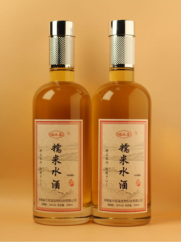 福沅春牌糯米水酒（三年陈酿）经典款500mL