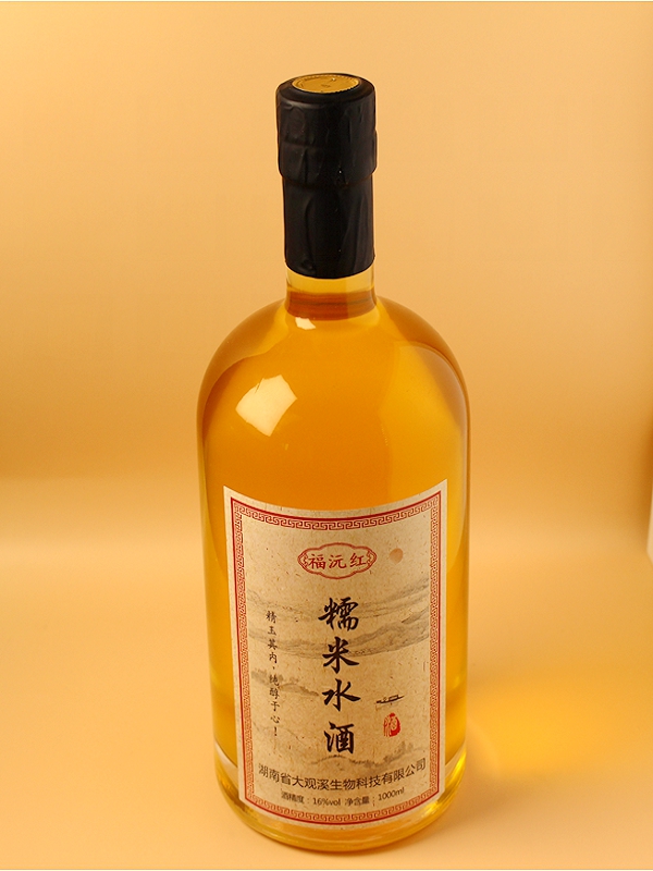 福沅红牌糯米水酒净雅款1000mL